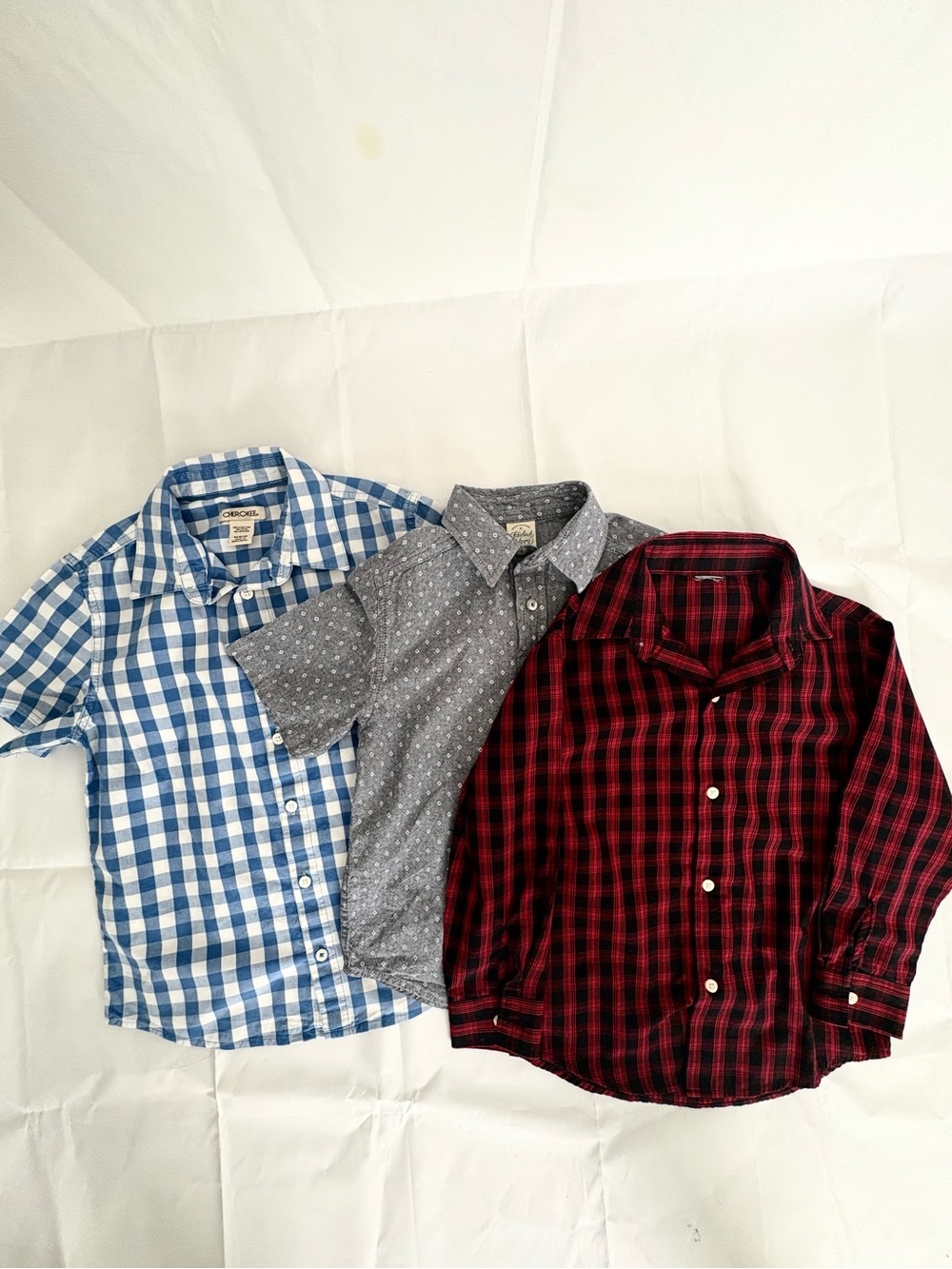 Boys Button-Up Shirt Bundle 3pc Size 5-6